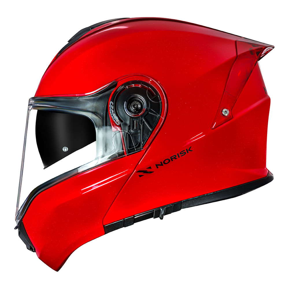 CAPACETE NORISK MOTION MONOCOLOR VERMELHO - Image 2