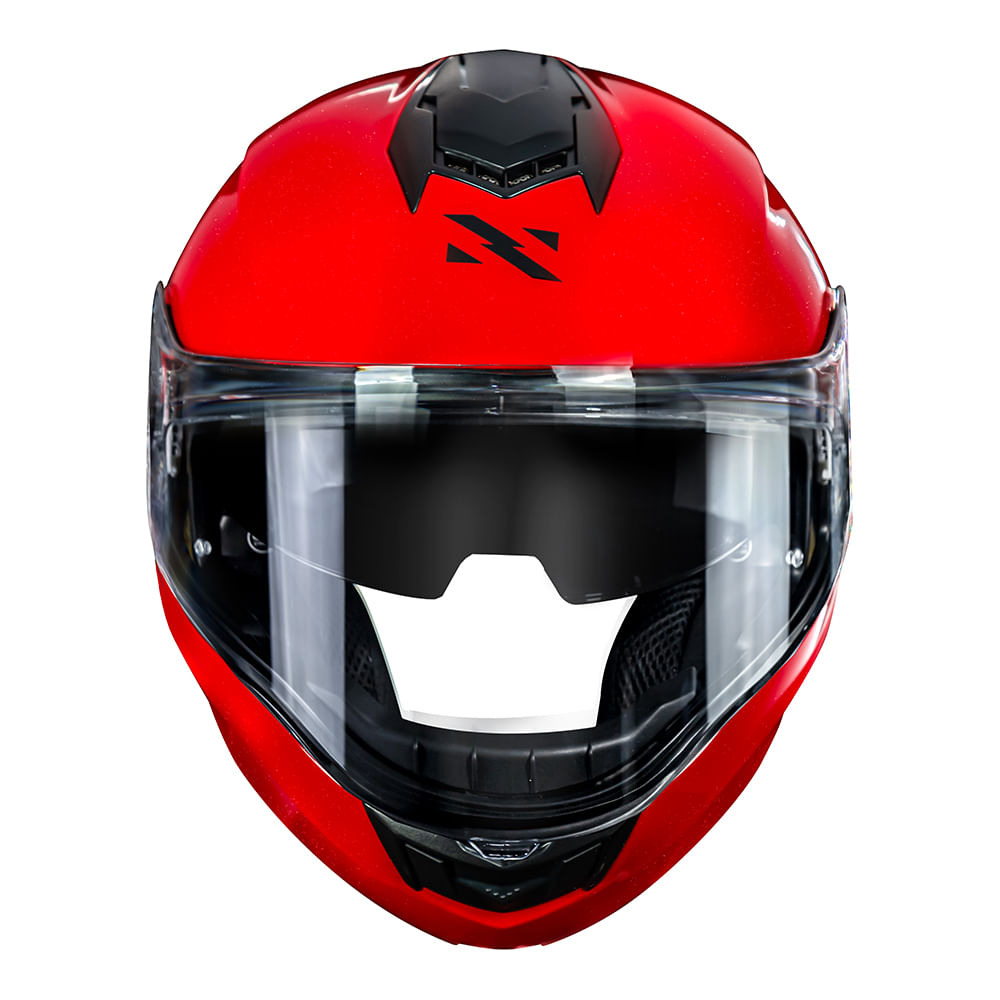 CAPACETE NORISK MOTION MONOCOLOR VERMELHO - Image 3