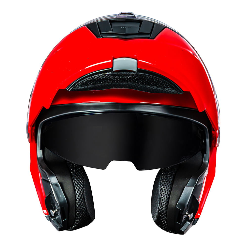 CAPACETE NORISK MOTION MONOCOLOR VERMELHO - Image 4