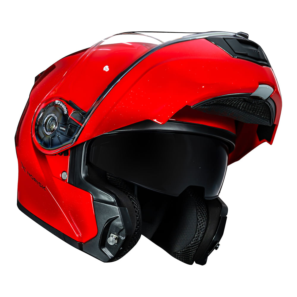 CAPACETE NORISK MOTION MONOCOLOR VERMELHO - Image 5