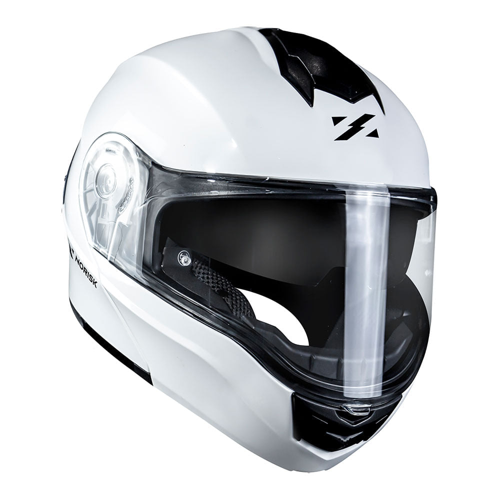 CAPACETE NORISK MOTION MONOCOLOR BRANCO - Image 13