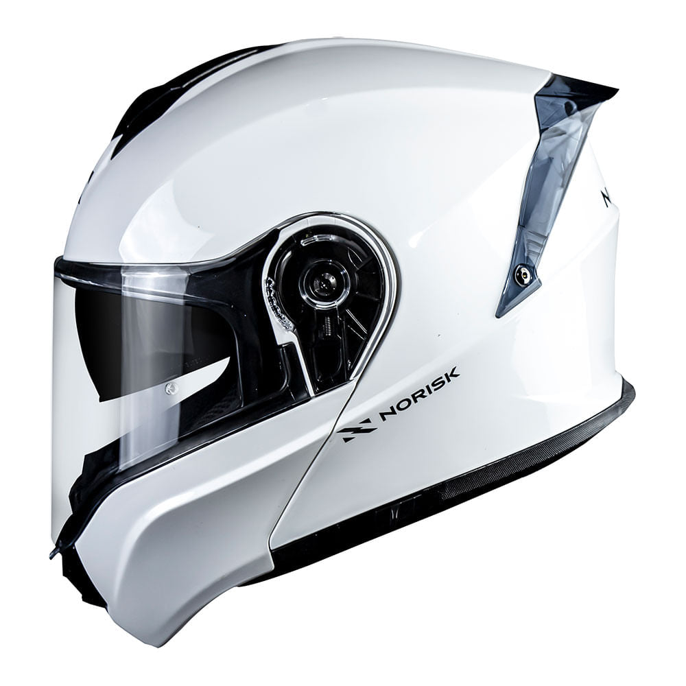 CAPACETE NORISK MOTION MONOCOLOR BRANCO - Image 4