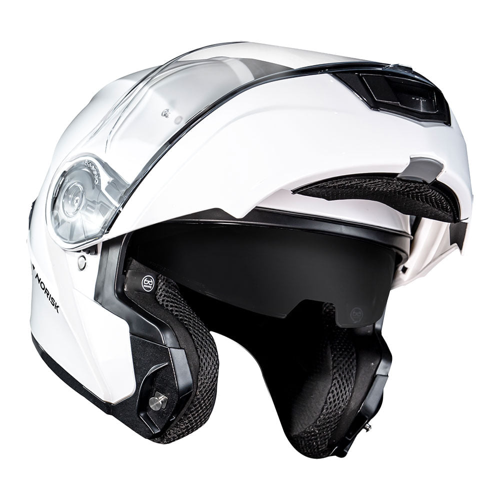 CAPACETE NORISK MOTION MONOCOLOR BRANCO - Image 10