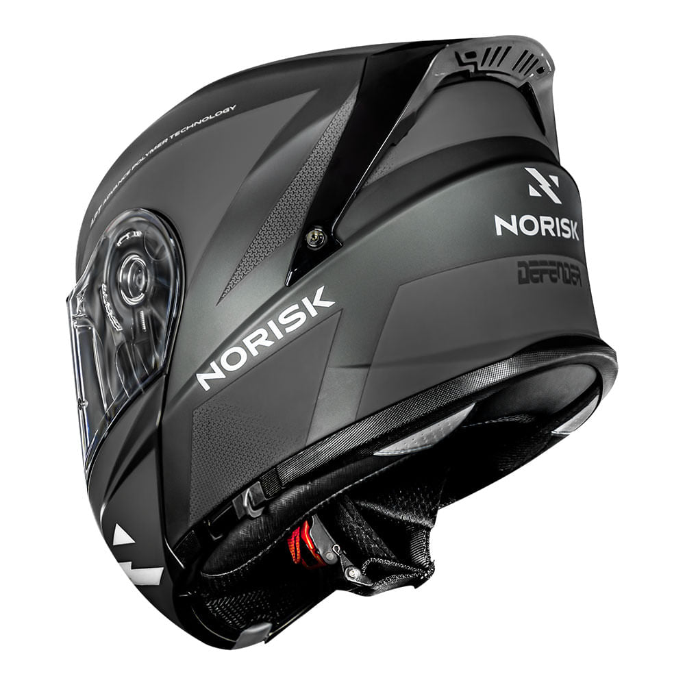 CAPACETE NORISK MOTION DEFENDER PRETO - Image 8