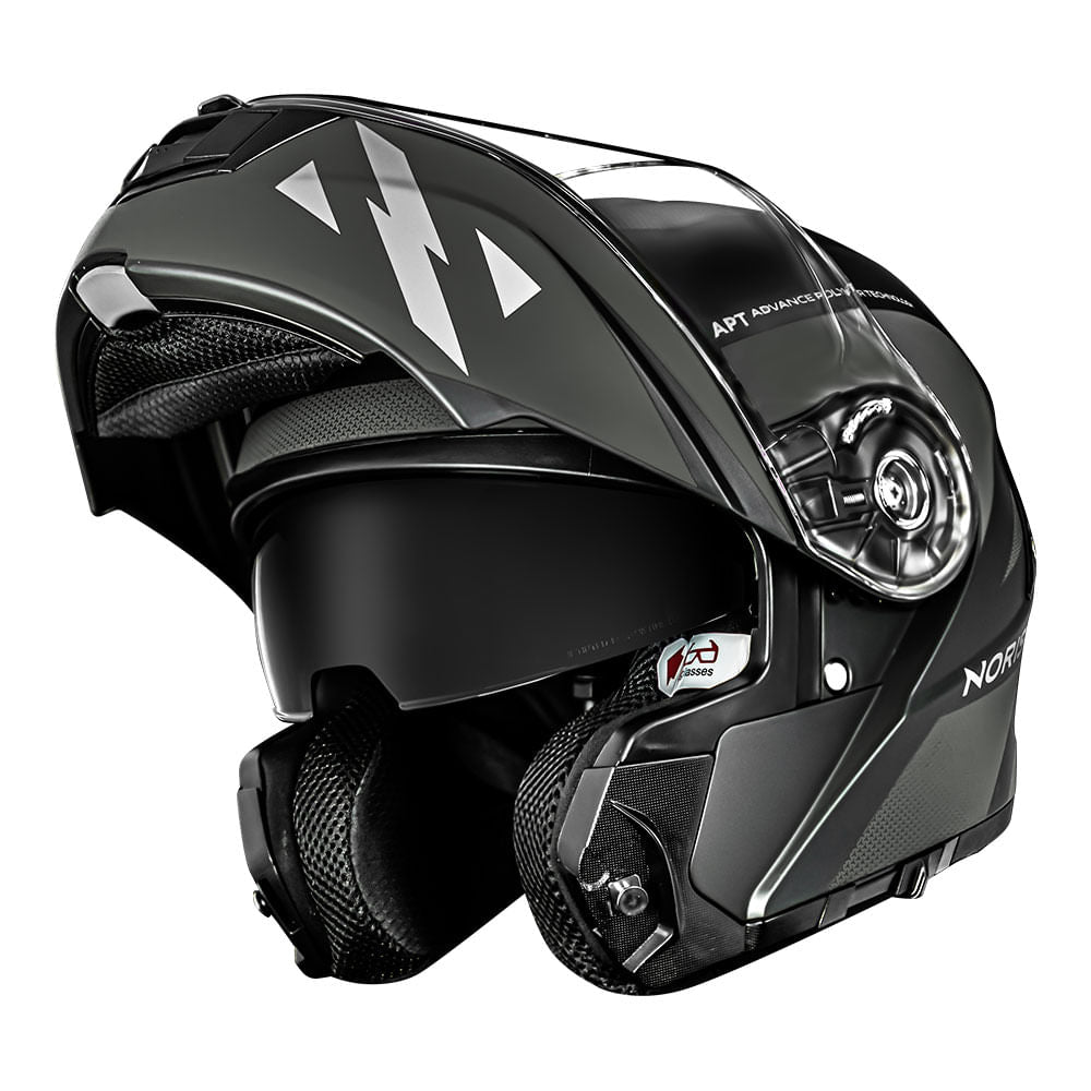 CAPACETE NORISK MOTION DEFENDER PRETO - Image 3