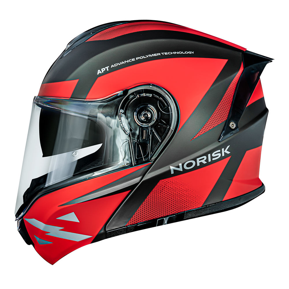 CAPACETE NORISK MOTION DEFENDER VERMELHO - Image 11