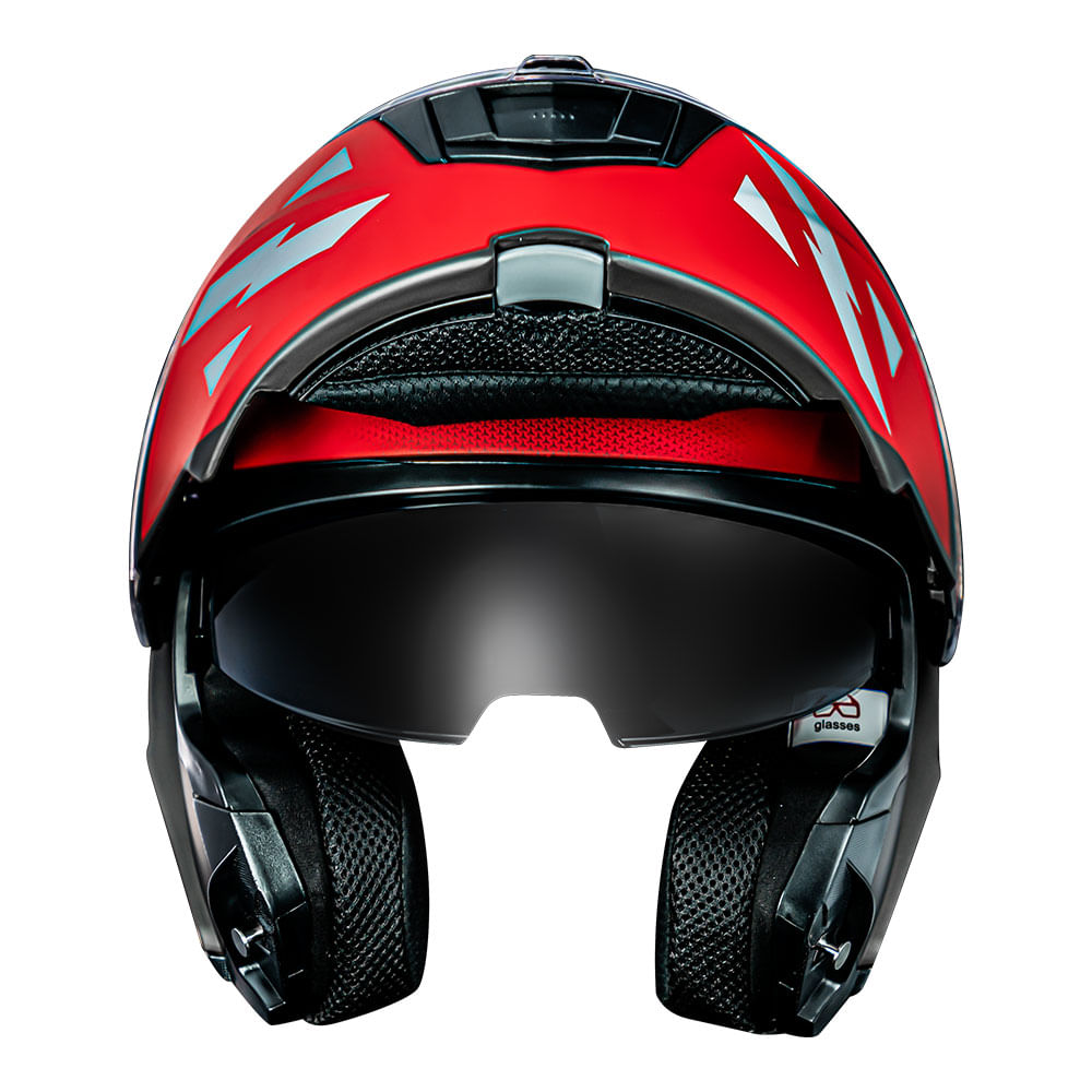 CAPACETE NORISK MOTION DEFENDER VERMELHO - Image 5