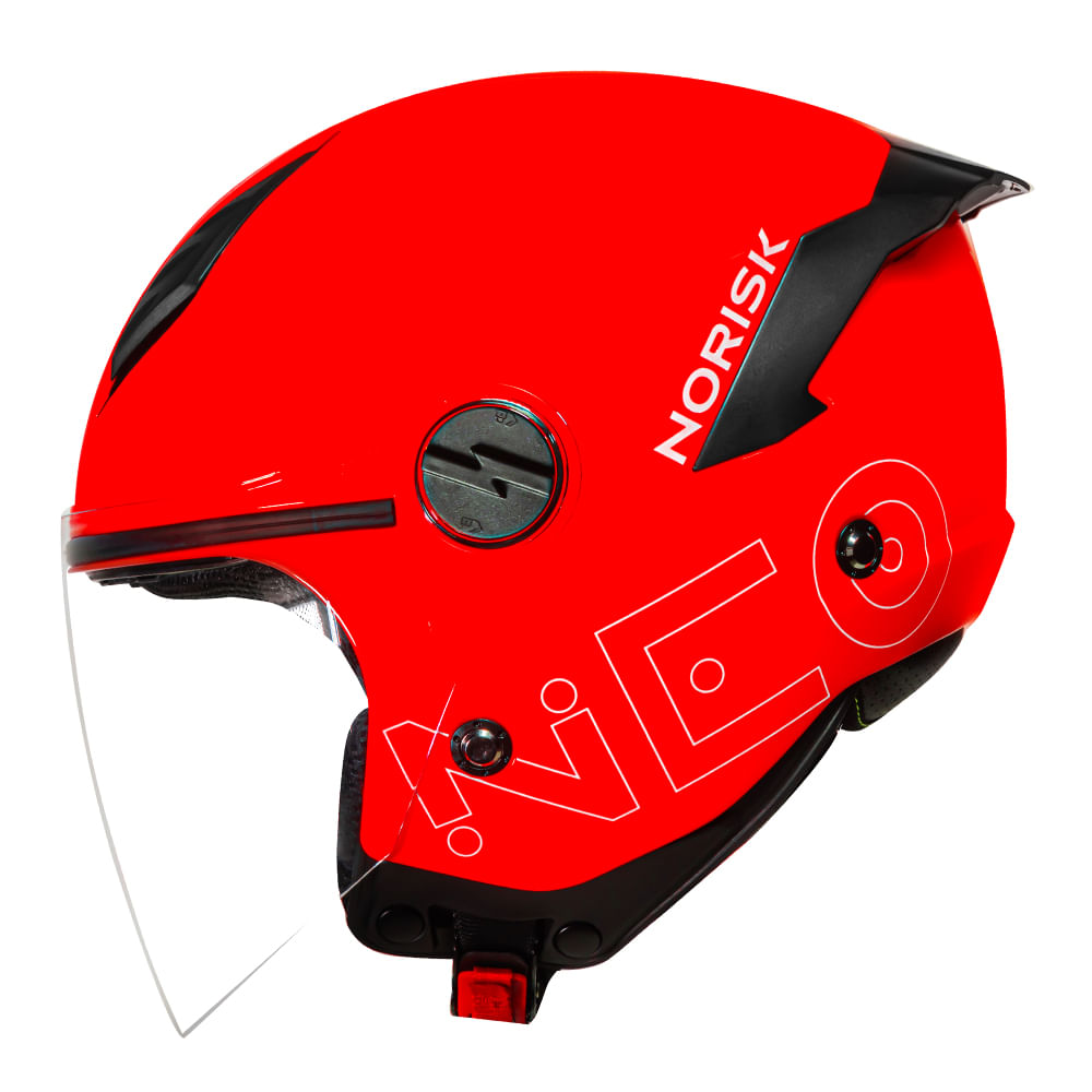 CAPACETE NORISK NEO MONOCOLOR VERMELHO - Image 5