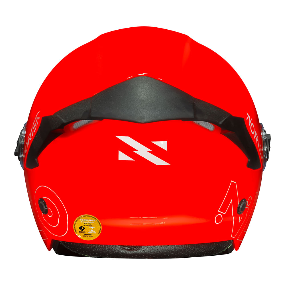 CAPACETE NORISK NEO MONOCOLOR VERMELHO - Image 6
