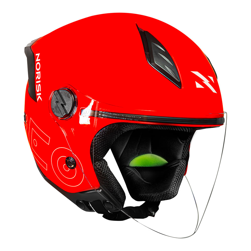 CAPACETE NORISK NEO MONOCOLOR VERMELHO - Image 8
