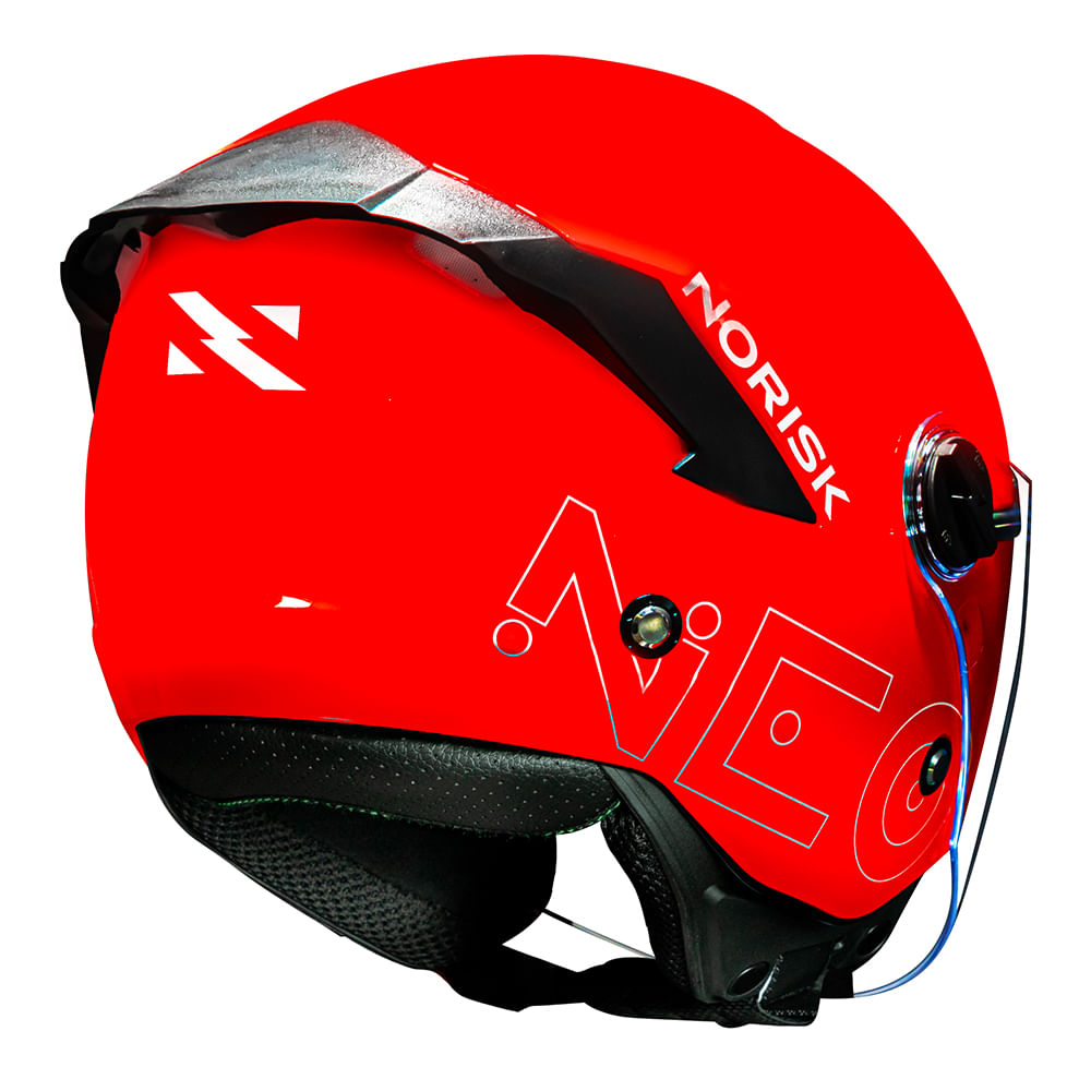 CAPACETE NORISK NEO MONOCOLOR VERMELHO - Image 2