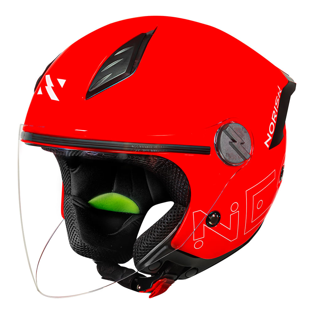 CAPACETE NORISK NEO MONOCOLOR VERMELHO - Image 3