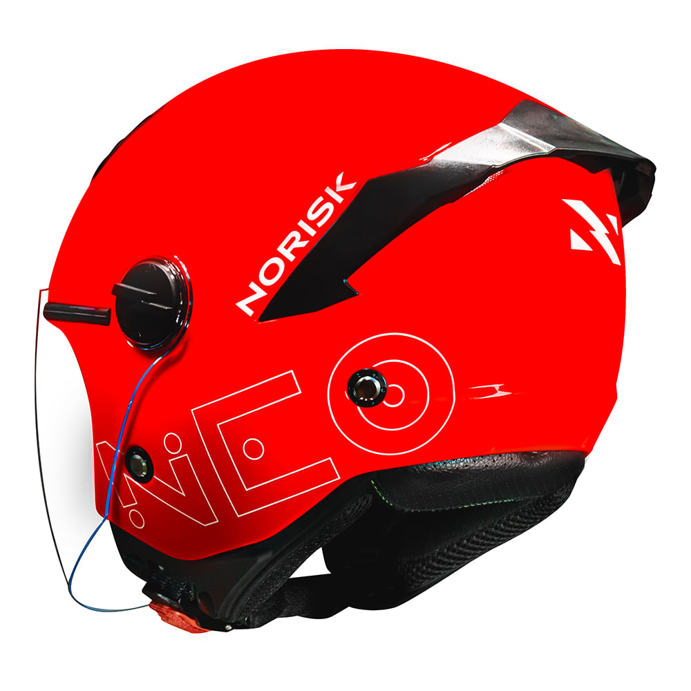 CAPACETE NORISK NEO MONOCOLOR VERMELHO - Image 4
