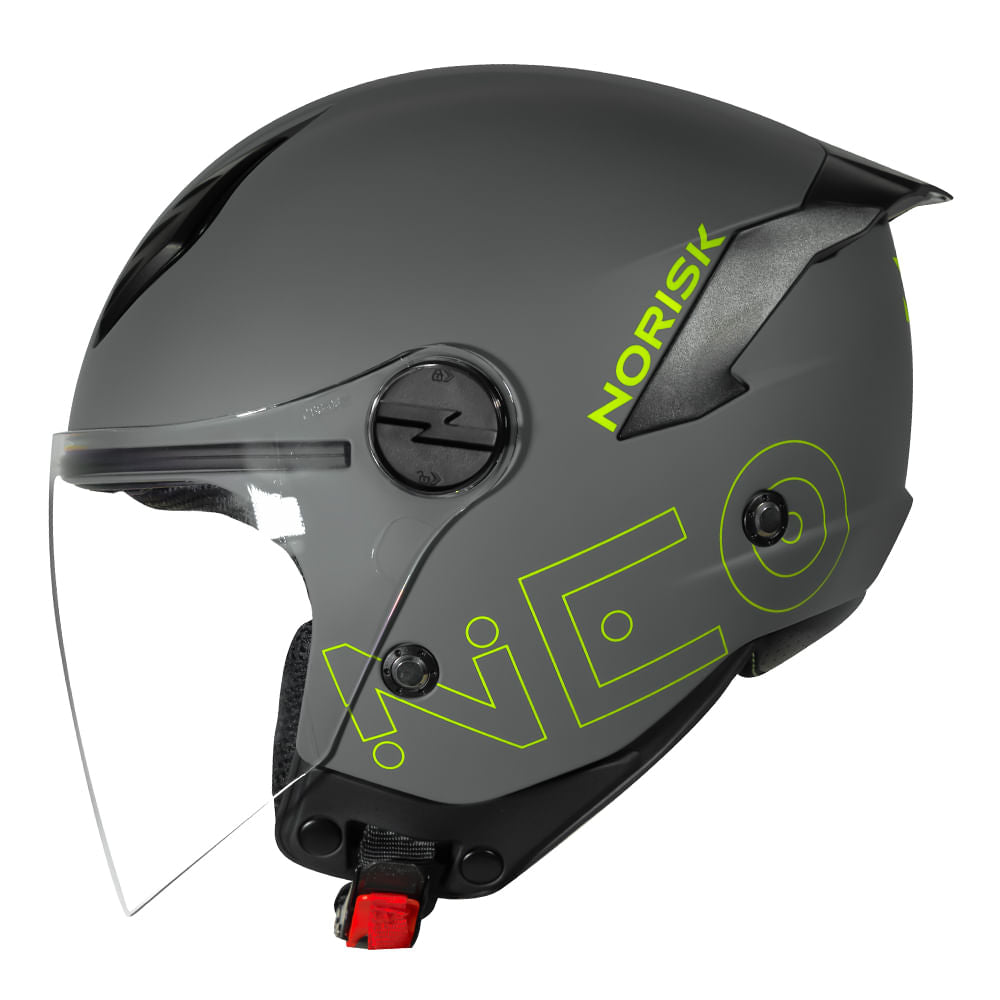 CAPACETE NORISK NEO MONOCOLOR CINZA - Image 5
