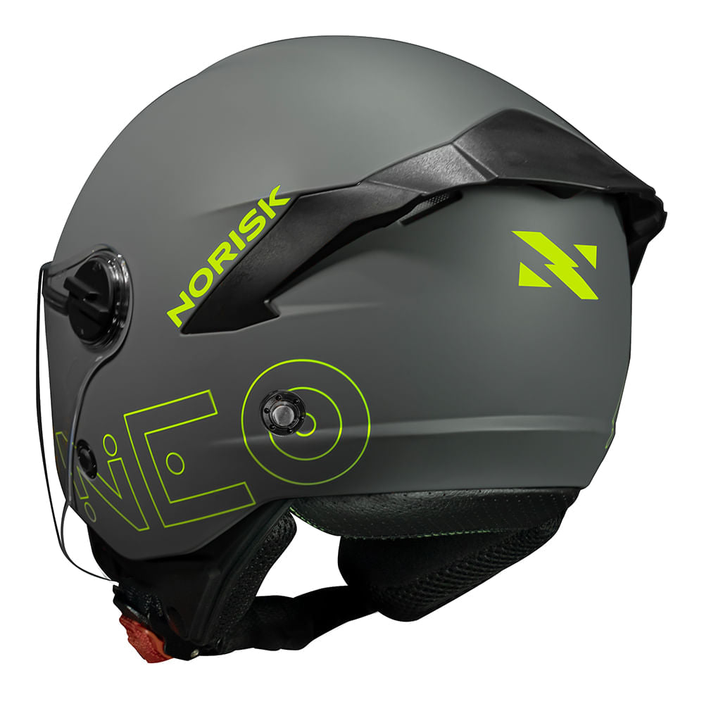 CAPACETE NORISK NEO MONOCOLOR CINZA - Image 2