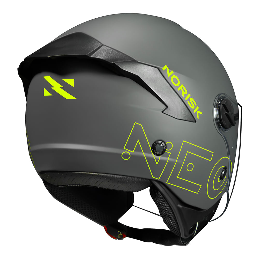 CAPACETE NORISK NEO MONOCOLOR CINZA - Image 4