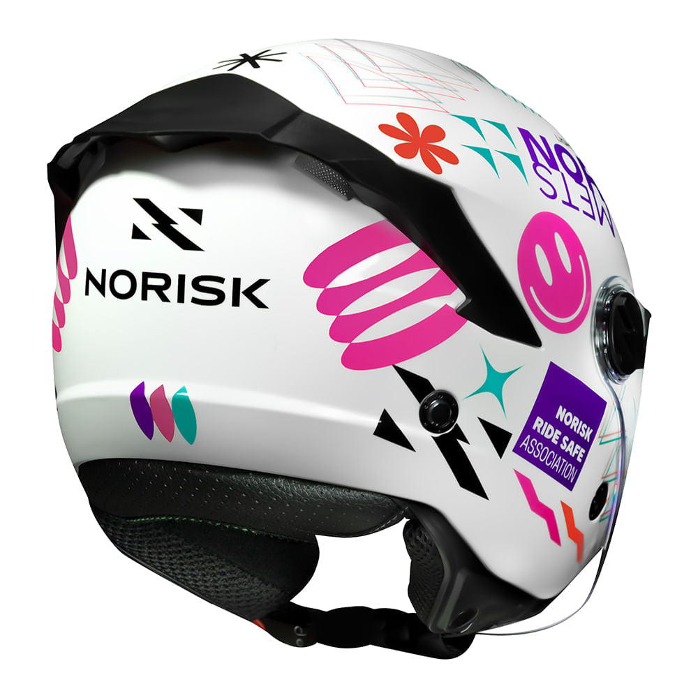 CAPACETE NORISK NEO BUDDY ROSA - Image 2