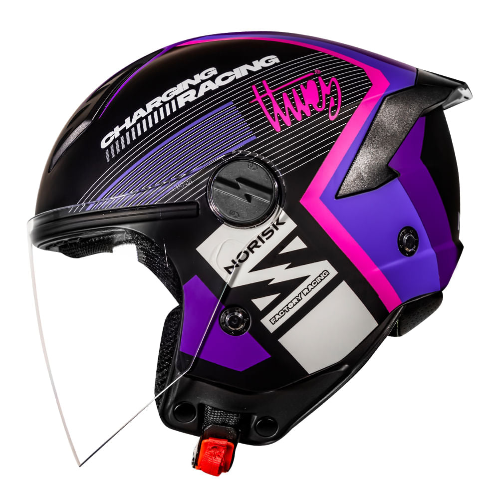 CAPACETE NORISK NEO VIZION ROXO - Image 5