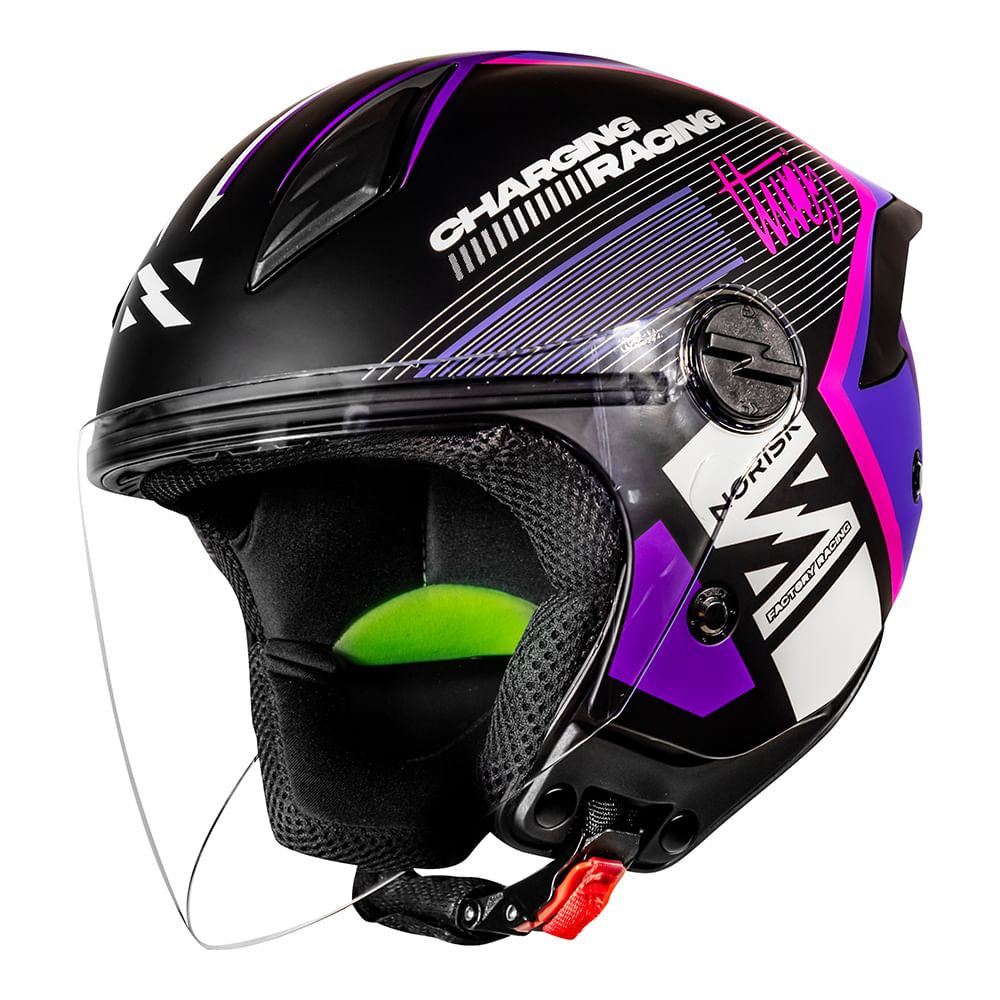 CAPACETE NORISK NEO VIZION ROXO - Image 3