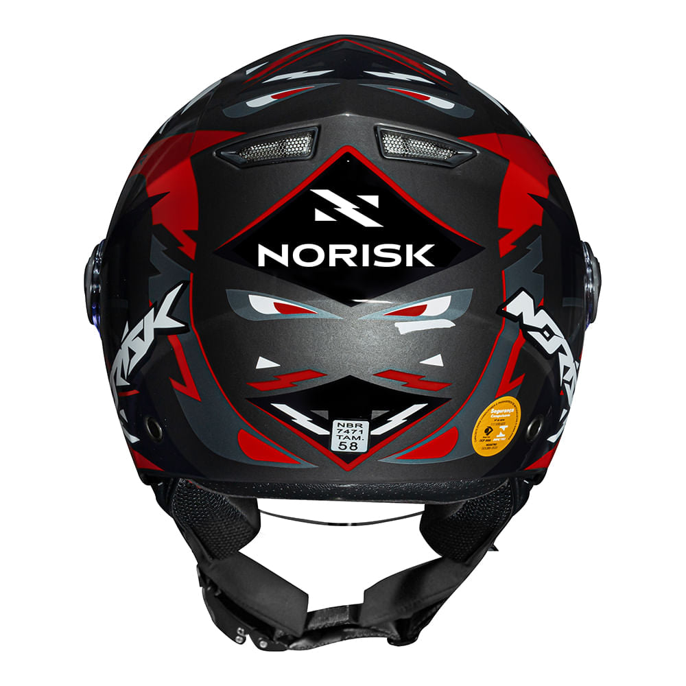 CAPACETE NORISK ORION DENVER PRETO - Image 6
