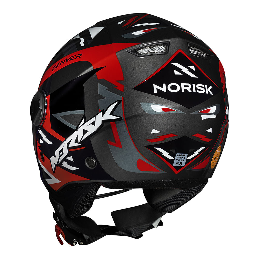 CAPACETE NORISK ORION DENVER PRETO - Image 3