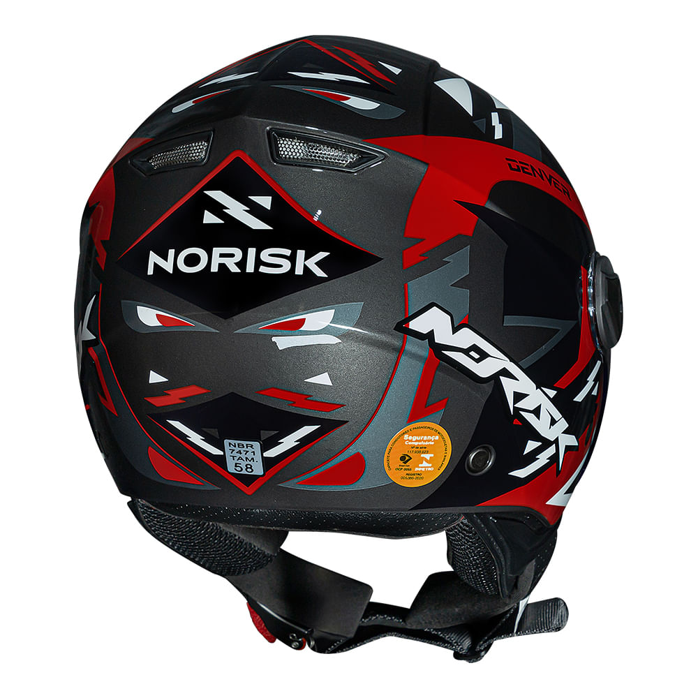CAPACETE NORISK ORION DENVER PRETO - Image 4