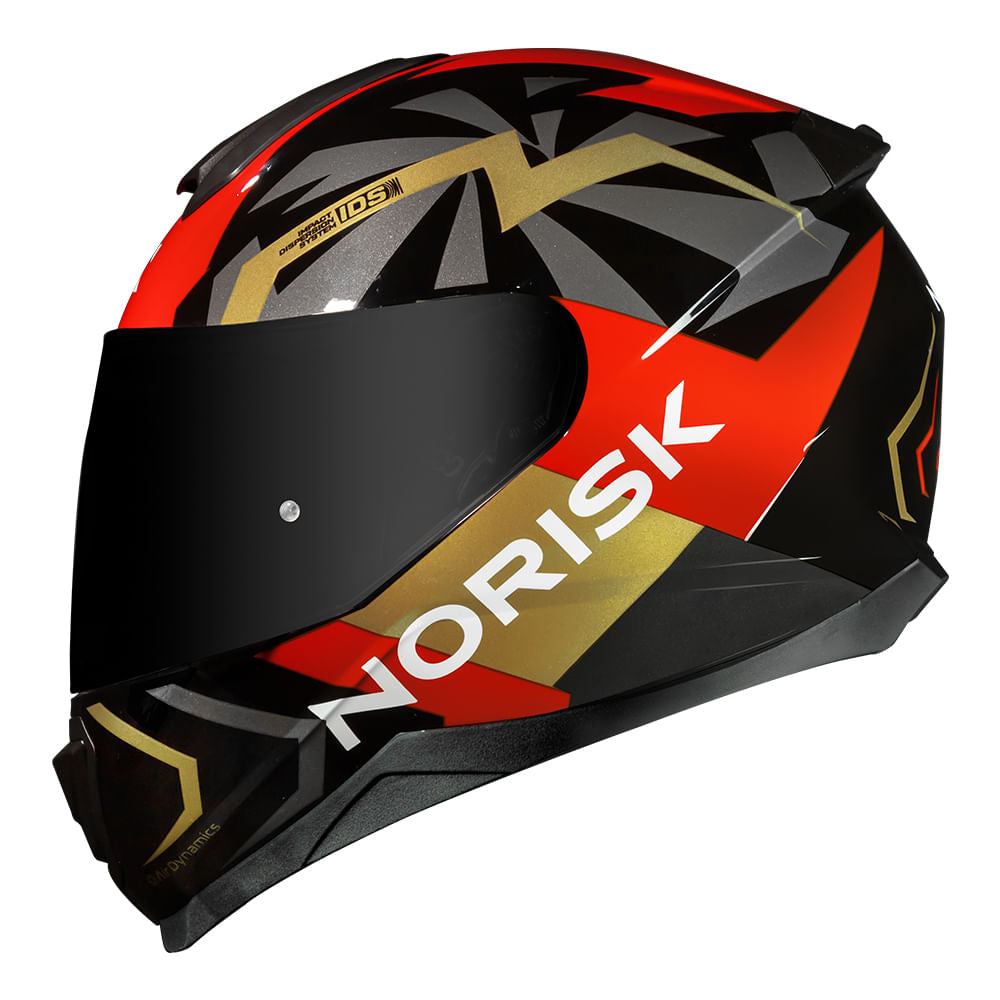 CAPACETE NORISK RAZOR GODSPEED VERMELHO - Image 4