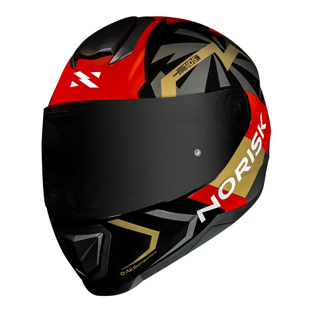 CAPACETE NORISK RAZOR GODSPEED VERMELHO - Image 6