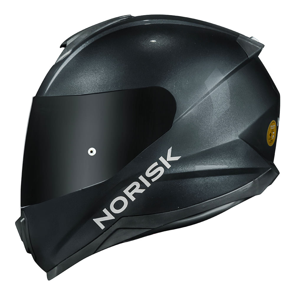 CAPACETE NORISK RAZOR MONOCOLOR CINZA - Image 2