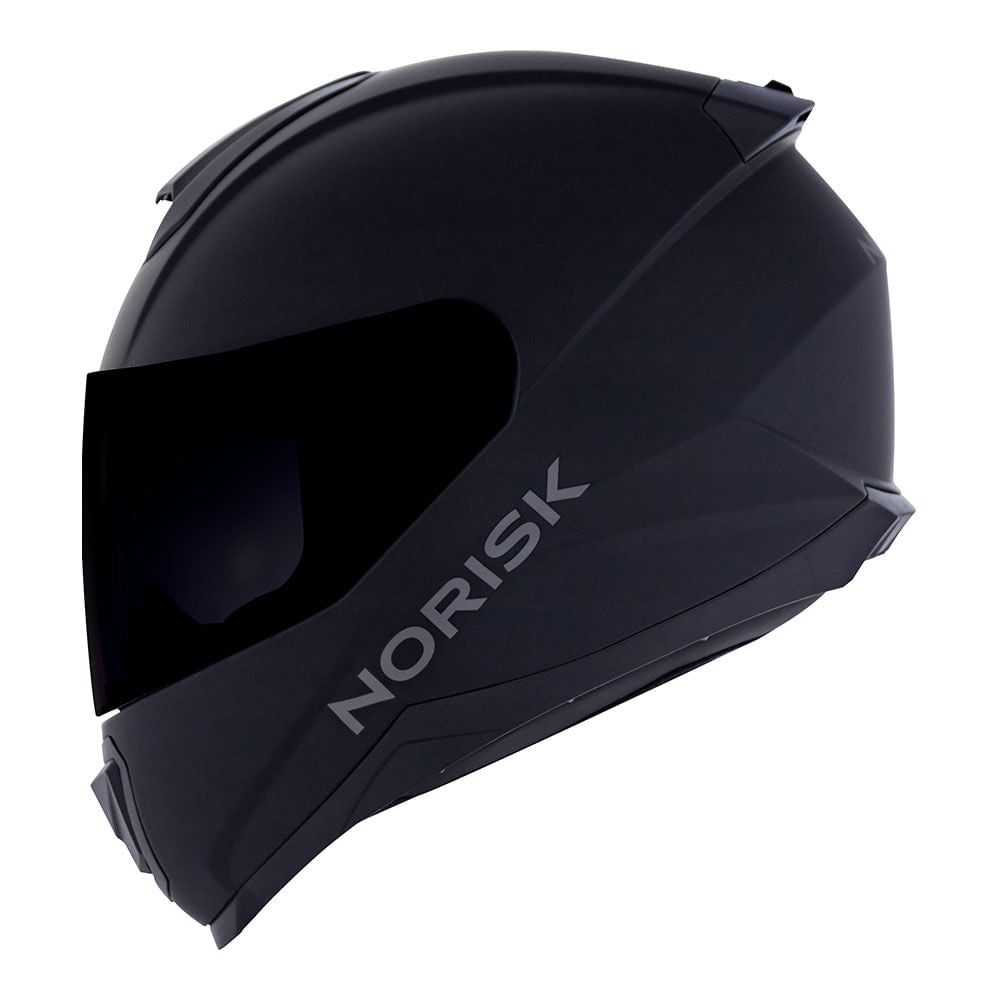 CAPACETE NORISK RAZOR MONOCOLOR PRETO FOSCO - Image 3