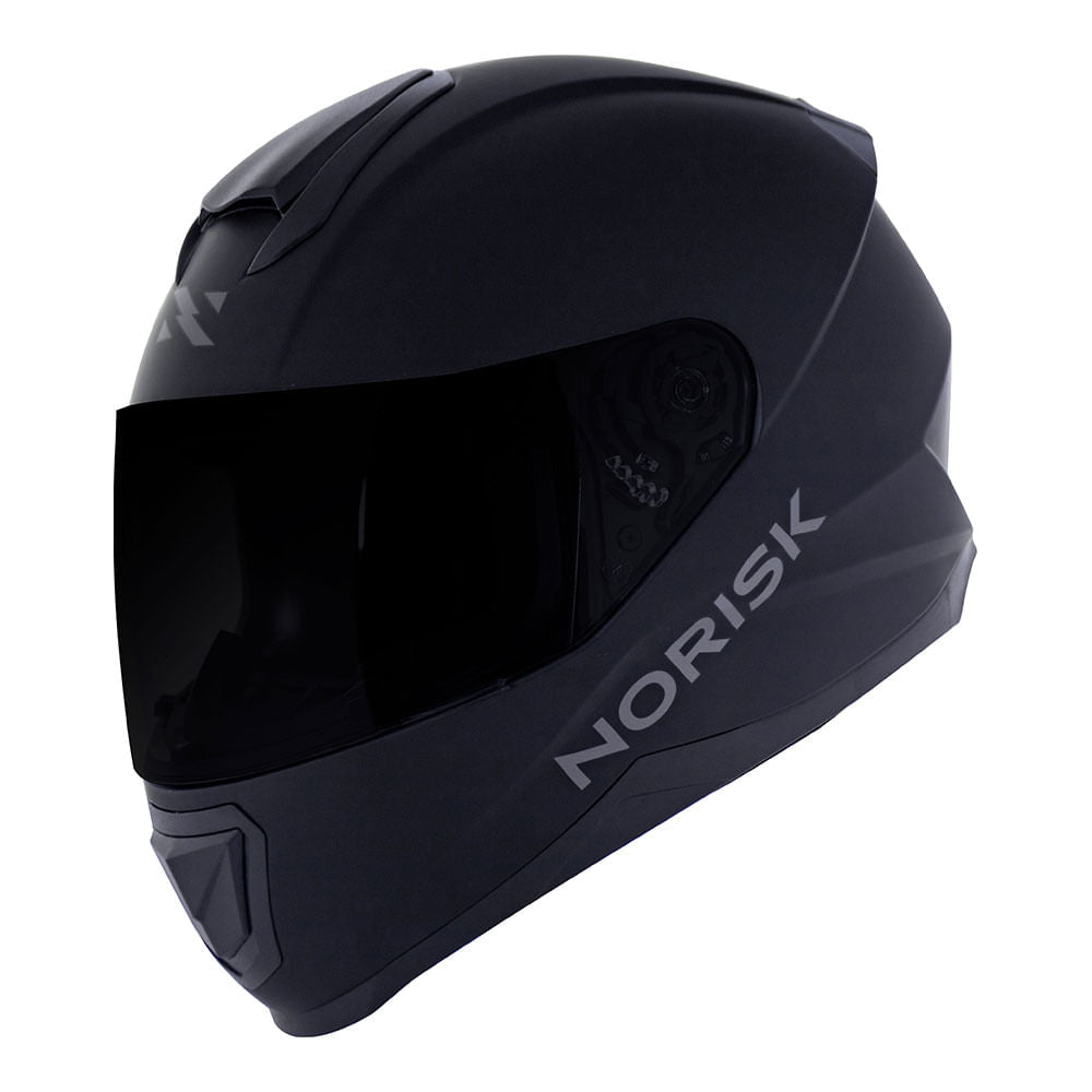 CAPACETE NORISK RAZOR MONOCOLOR PRETO FOSCO - Image 5