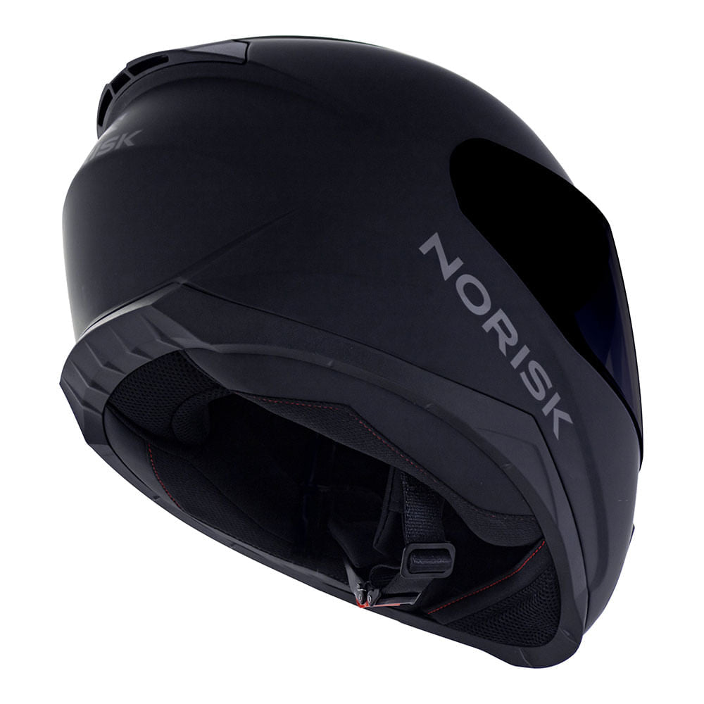 CAPACETE NORISK RAZOR MONOCOLOR PRETO FOSCO - Image 6