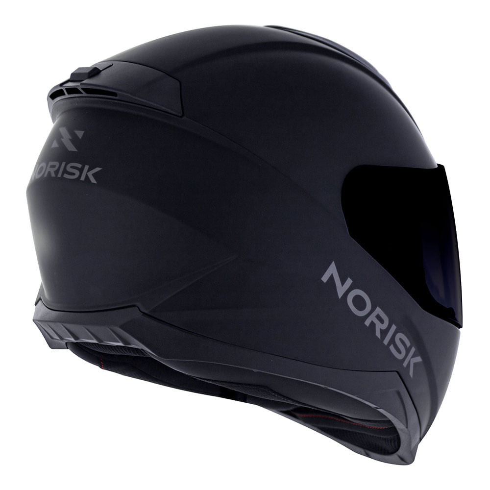 CAPACETE NORISK RAZOR MONOCOLOR PRETO FOSCO - Image 2