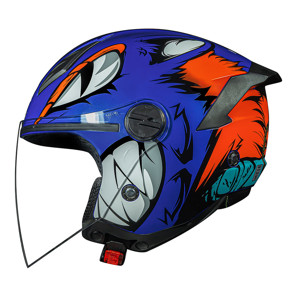 CAPACETE NORISK NEO HYENA LARANJA - Image 4