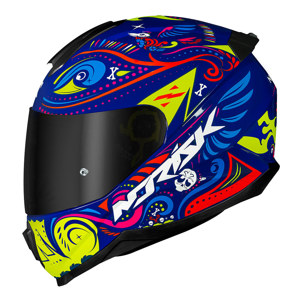 CAPACETE NORISK RAZOR CIRCUS BLUE - Image 6