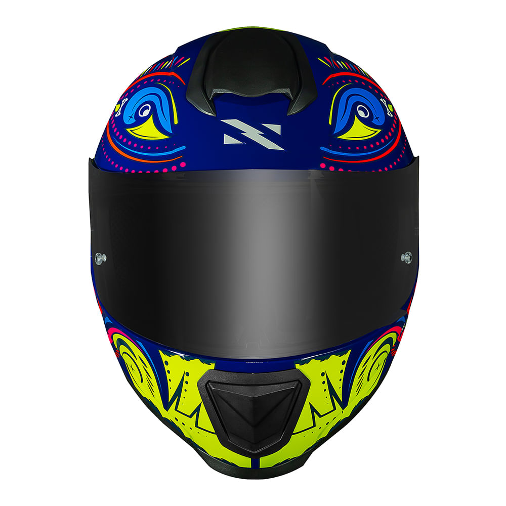 CAPACETE NORISK RAZOR CIRCUS BLUE - Image 8