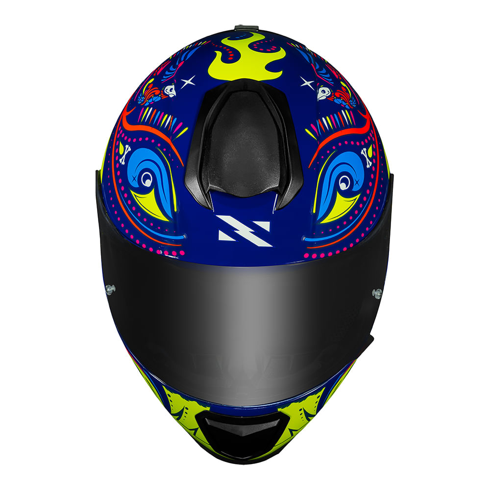 CAPACETE NORISK RAZOR CIRCUS BLUE - Image 9