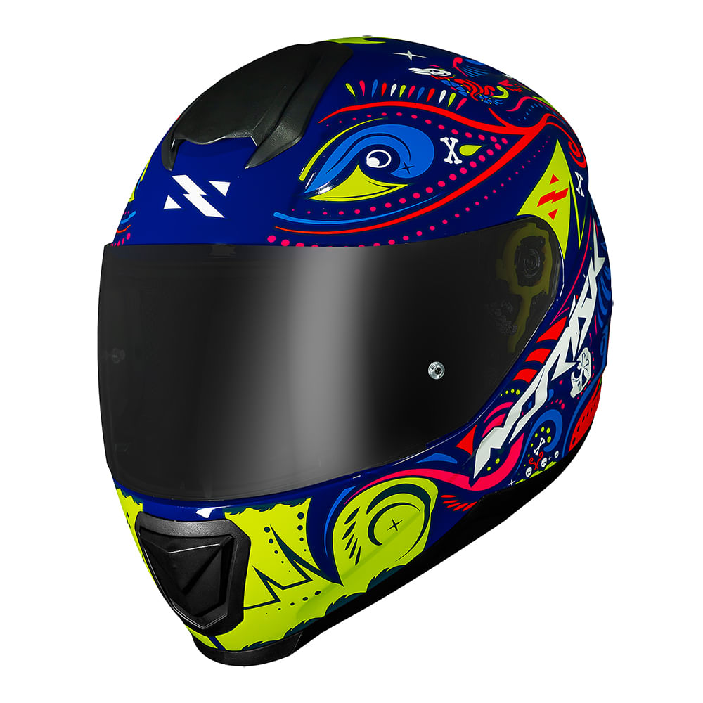CAPACETE NORISK RAZOR CIRCUS BLUE - Image 2