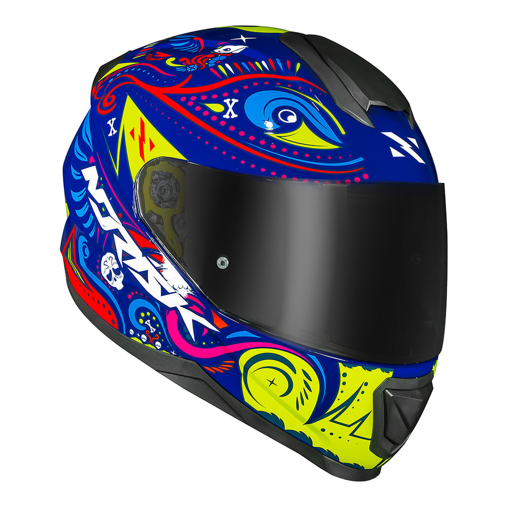 CAPACETE NORISK RAZOR CIRCUS BLUE - Image 5
