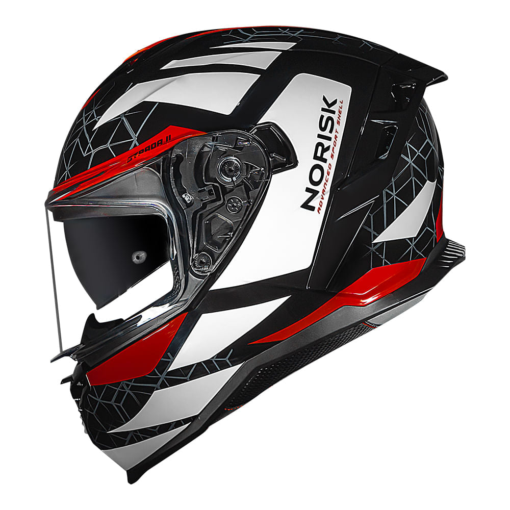 CAPACETE NORISK STRADA II EVOQUE VERMELHO - Image 3
