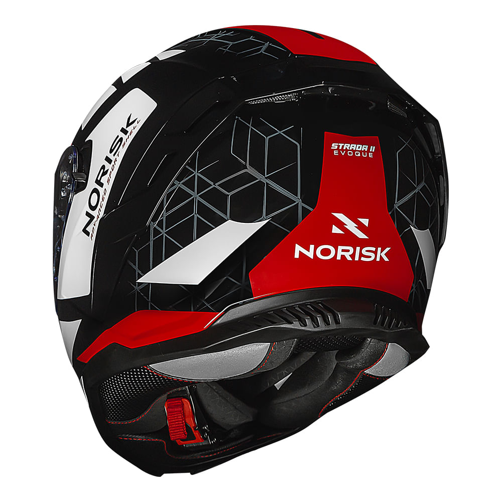CAPACETE NORISK STRADA II EVOQUE VERMELHO - Image 9
