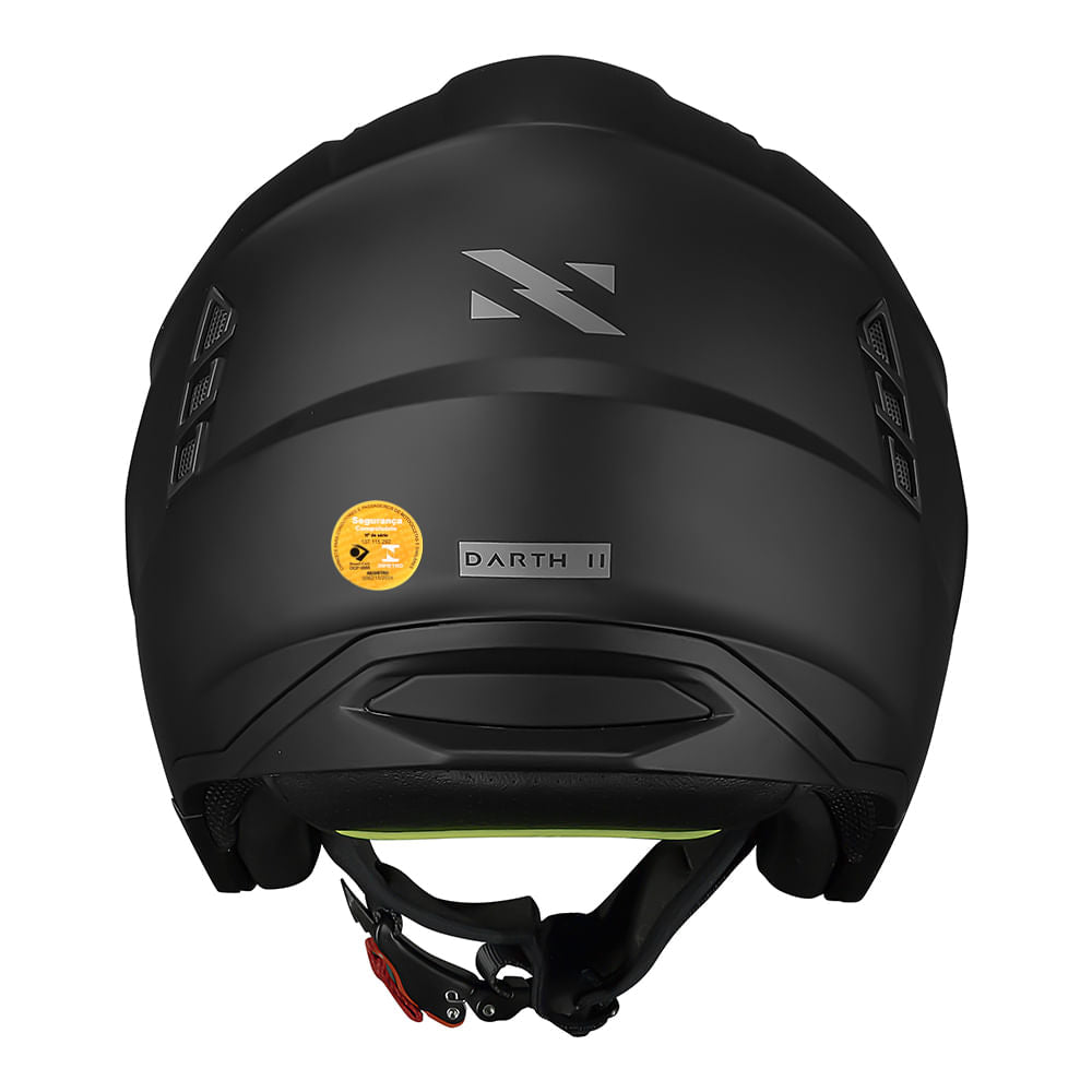 CAPACETE NORISK DARTH II MONOCOLOR PRETO FOSCO - Image 9