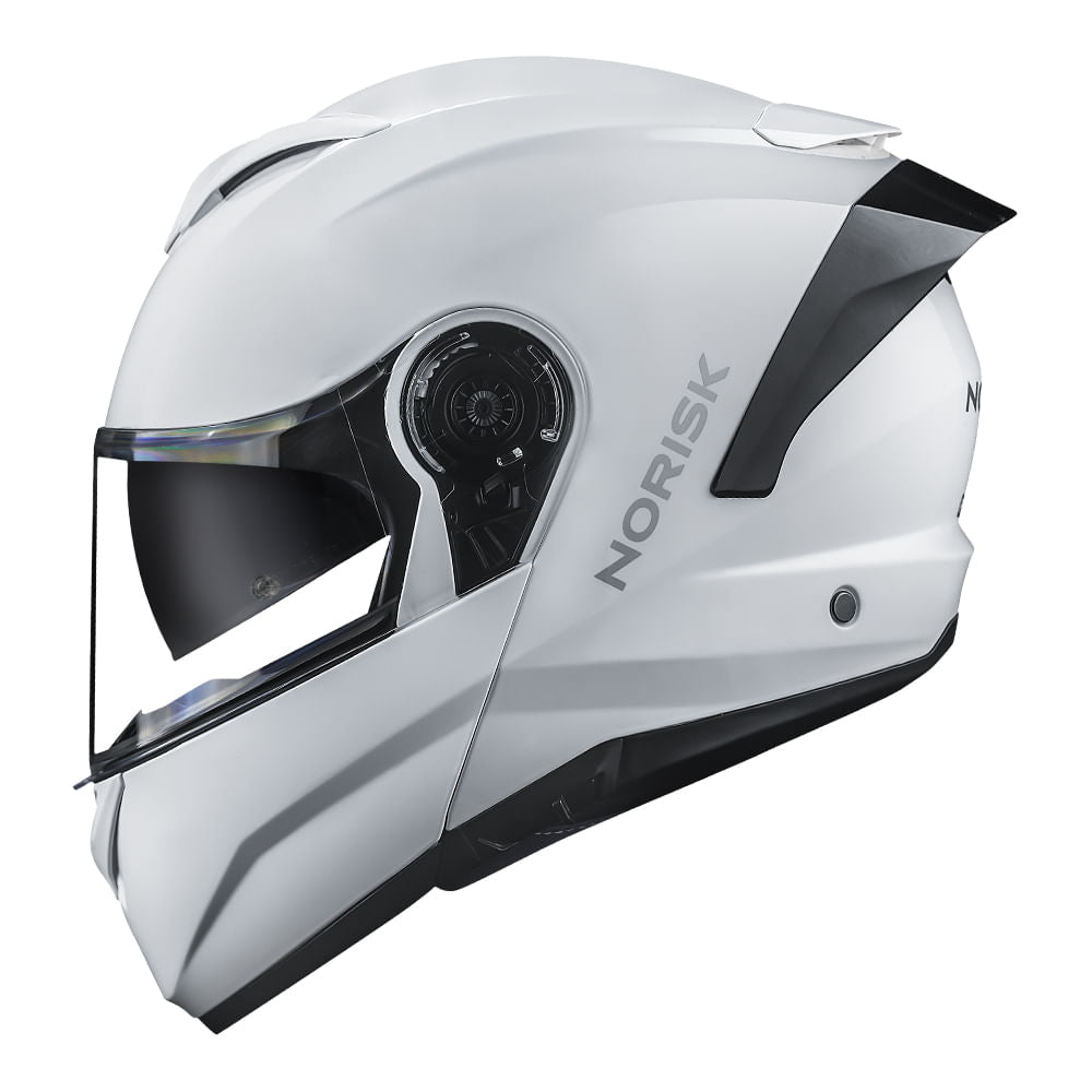 CAPACETE NORISK FORCE II MONOCOLOR BRANCO - Image 9