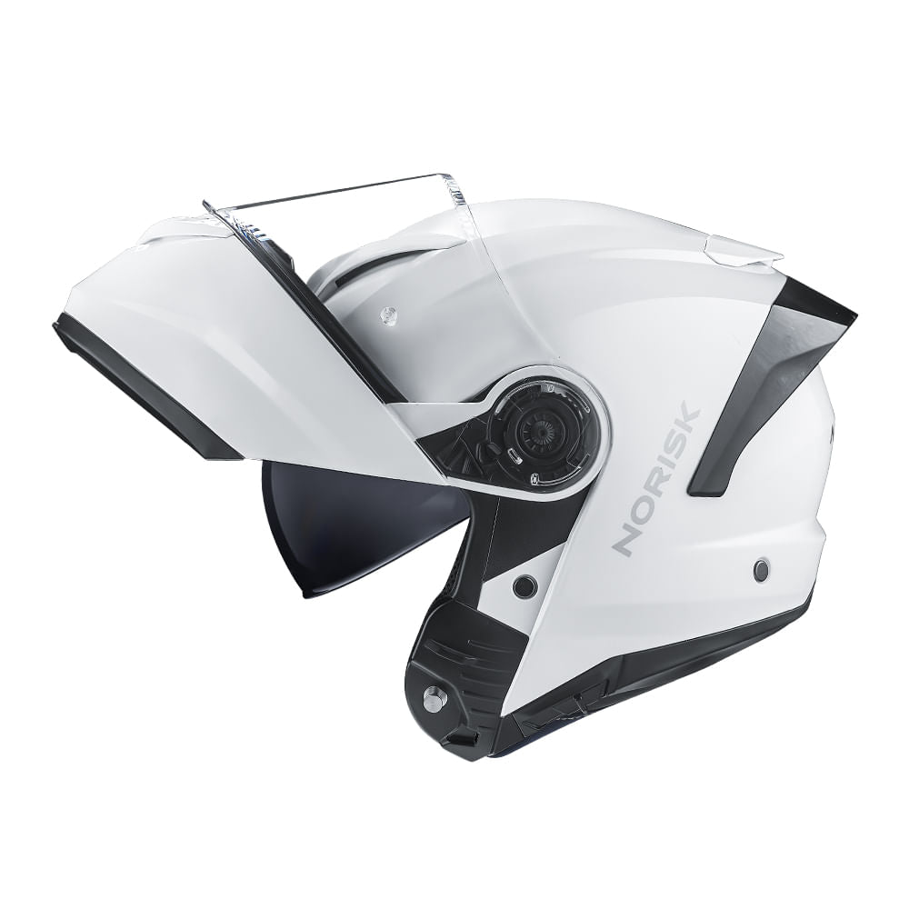 CAPACETE NORISK FORCE II MONOCOLOR BRANCO - Image 11