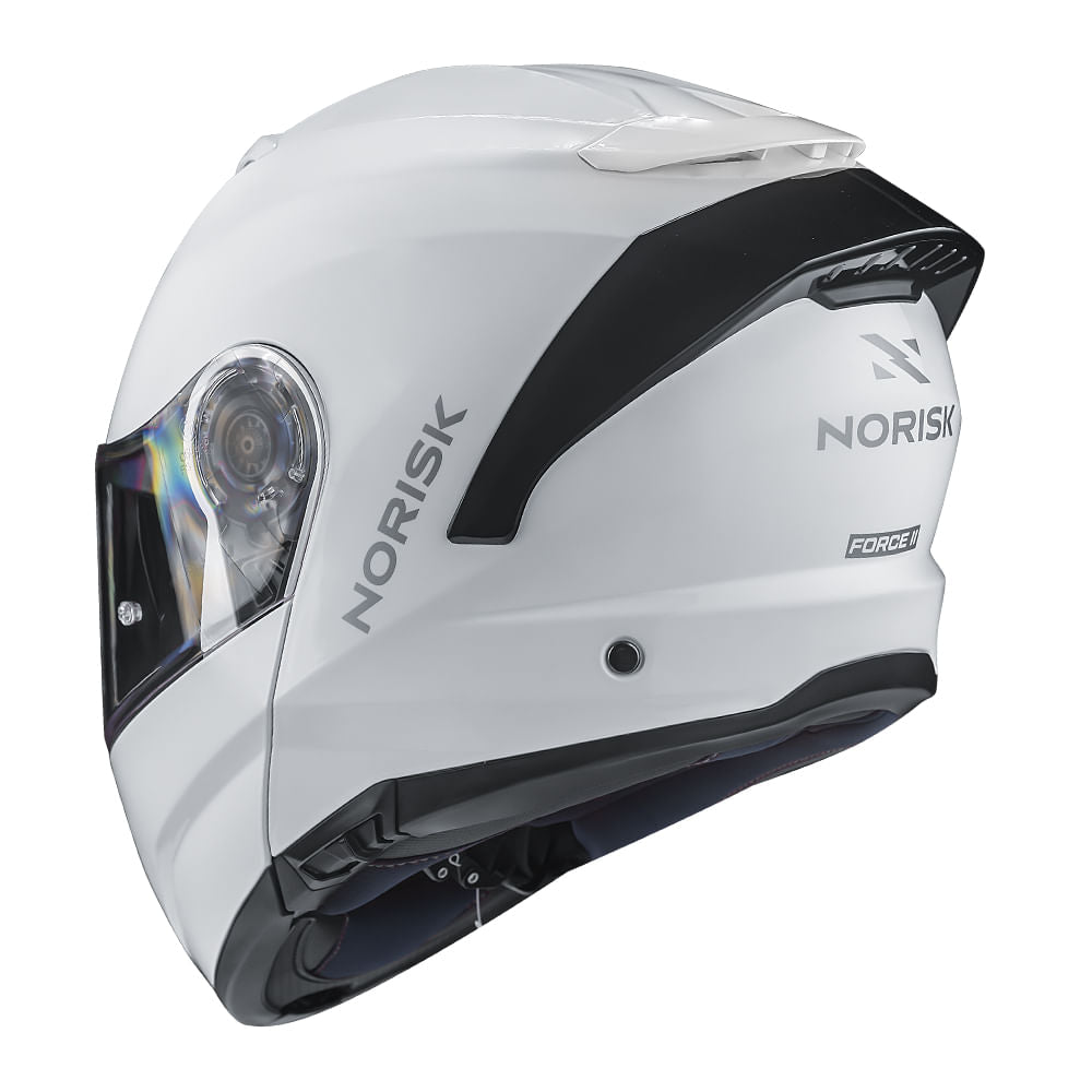 CAPACETE NORISK FORCE II MONOCOLOR BRANCO - Image 8