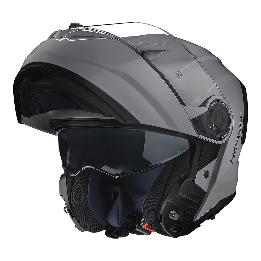 CAPACETE NORISK FORCE II MONOCOLOR NARDO CINZA - Image 9