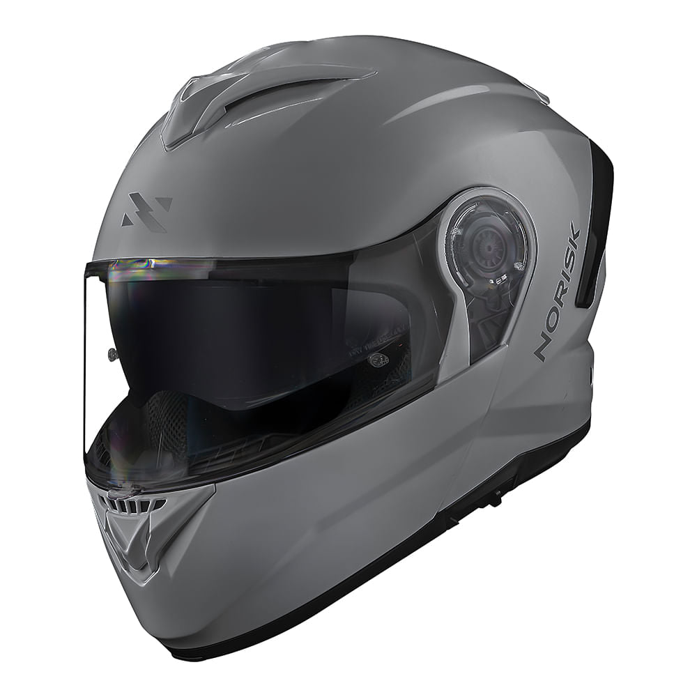 CAPACETE NORISK FORCE II MONOCOLOR NARDO CINZA - Image 2