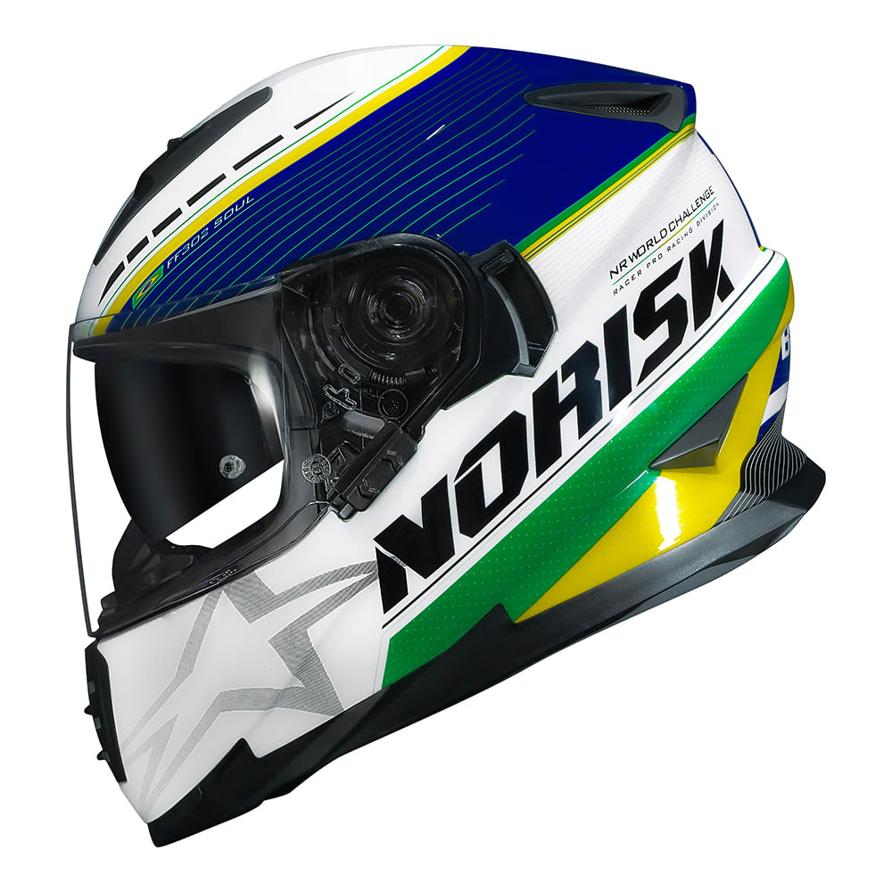 CAPACETE NORISK SOUL GRAND PRIX BRAZIL - Image 5