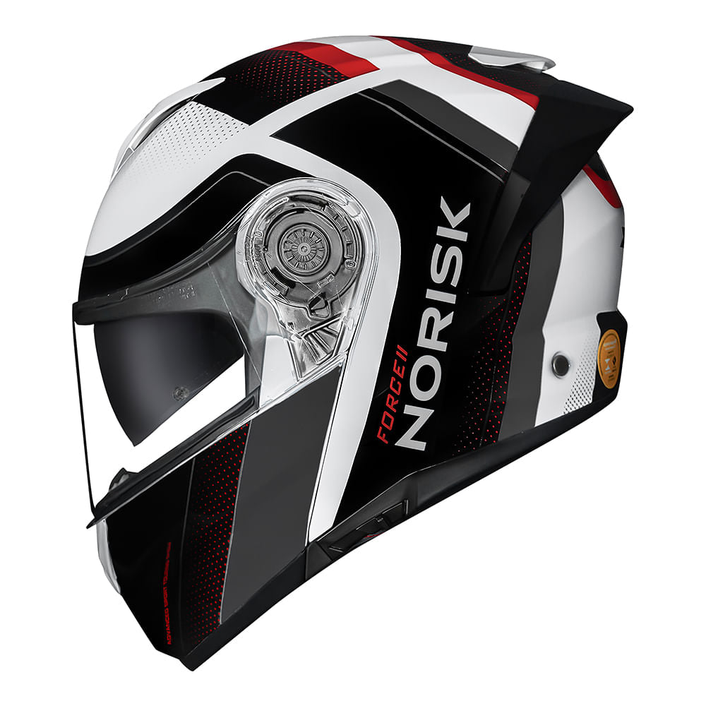 CAPACETE NORISK FORCE II KORE CINZA - Image 3