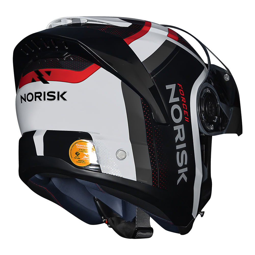 CAPACETE NORISK FORCE II KORE CINZA - Image 2